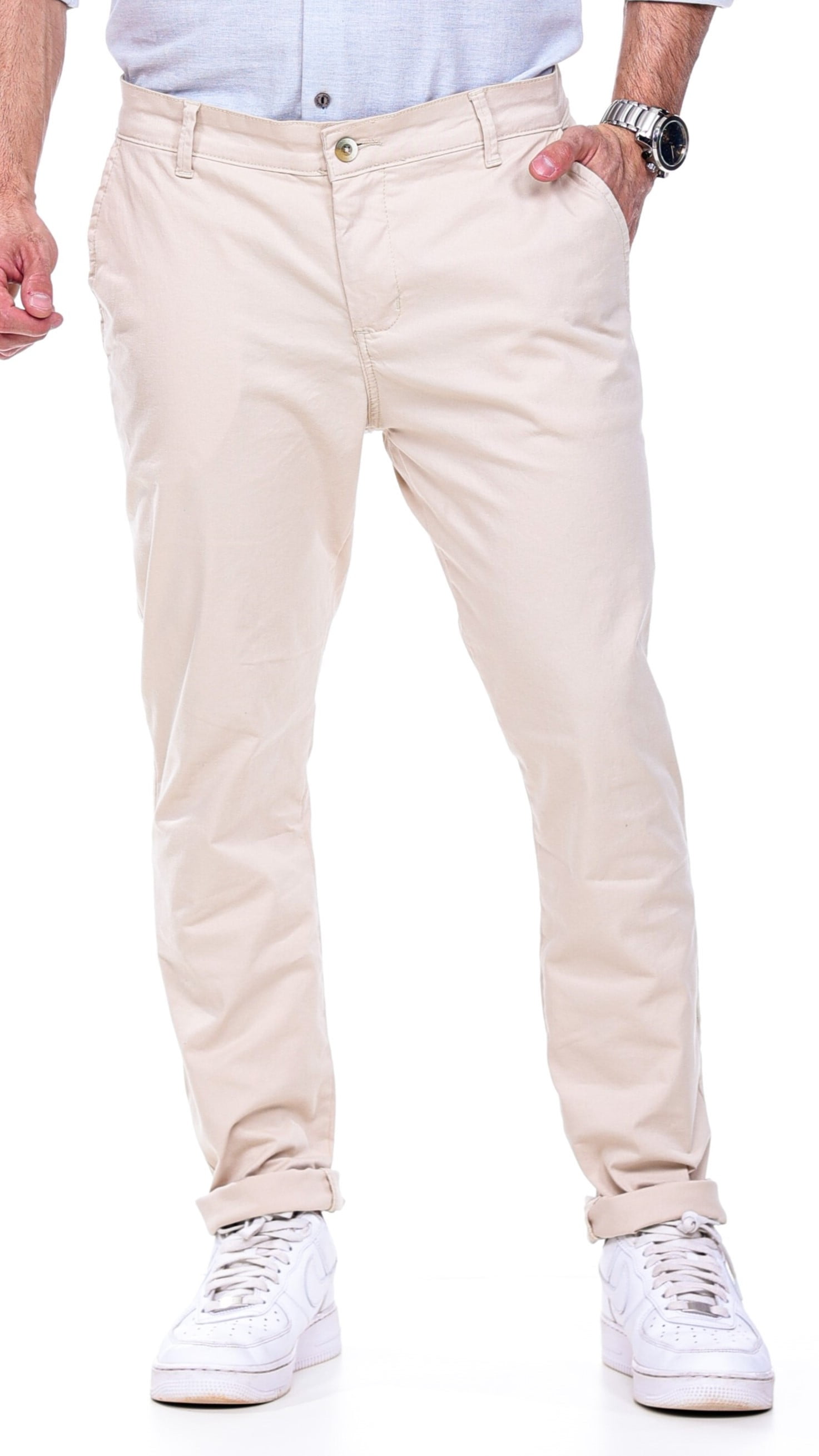 CALÇA COLOR MASCULINA SKINNY REF1096 - CHINO