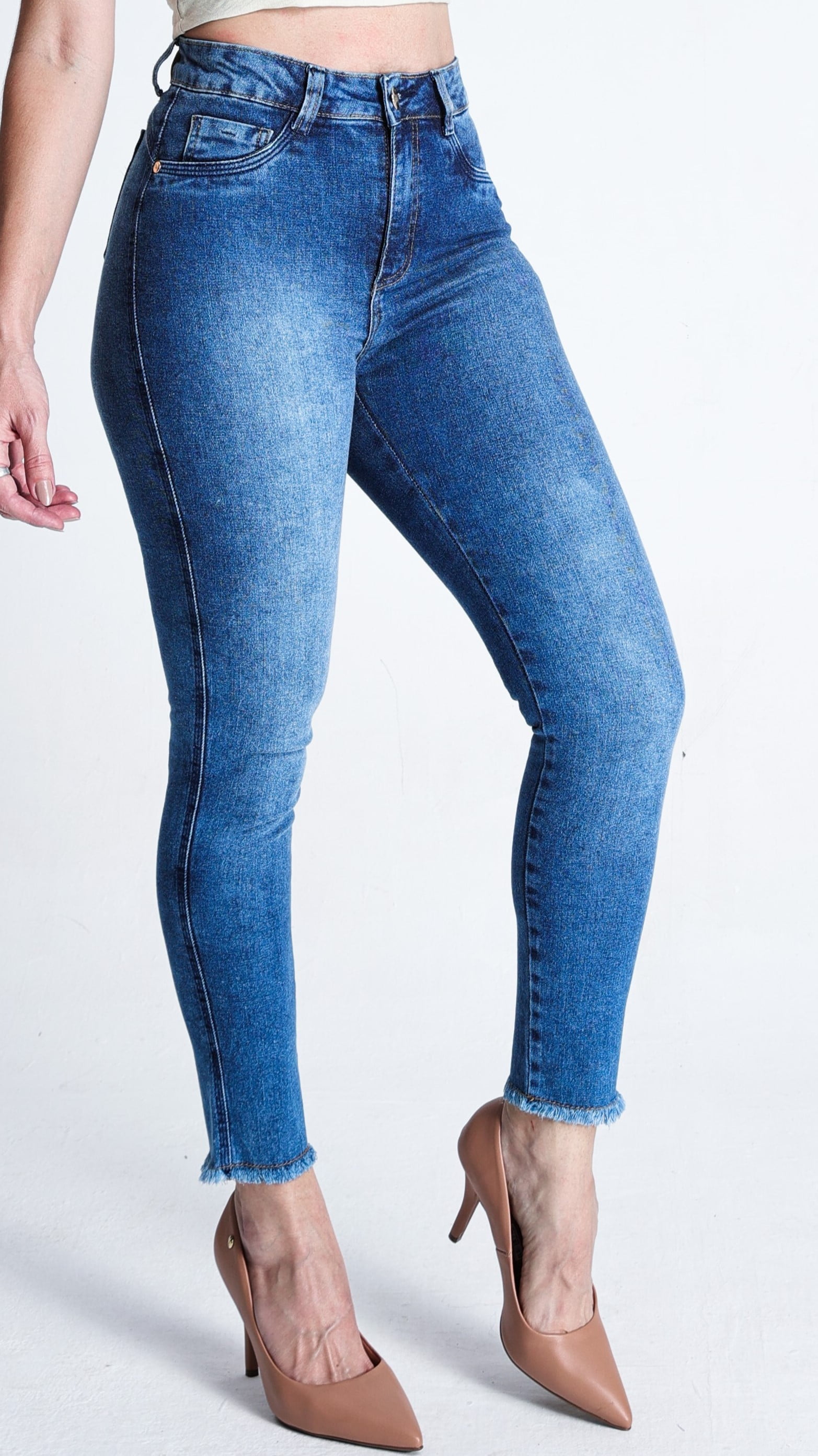 CALÇA JEANS FEMININA CIGARRETE REF5238