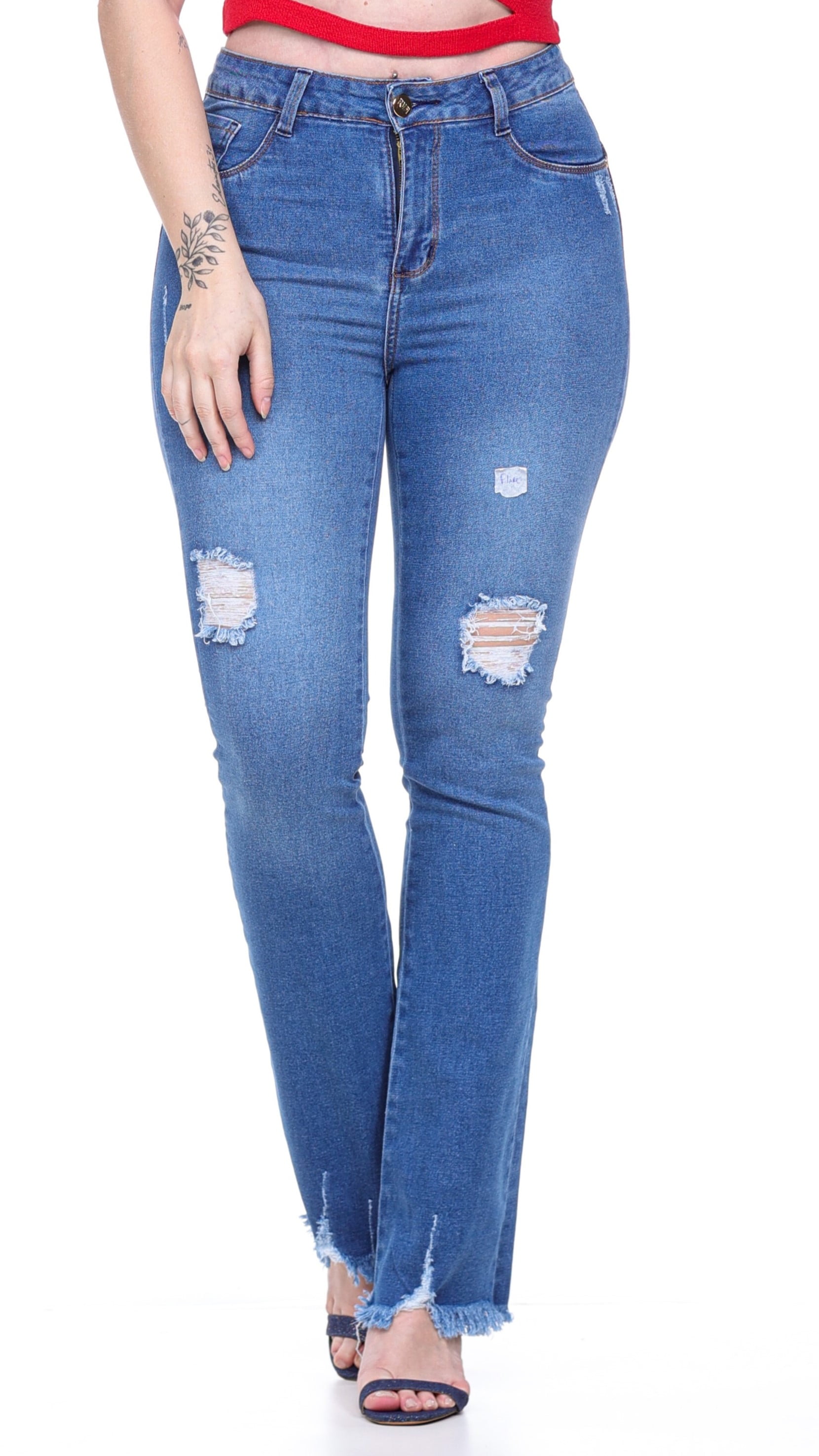 CALÇA JEANS FEMININA FLARE REF5209