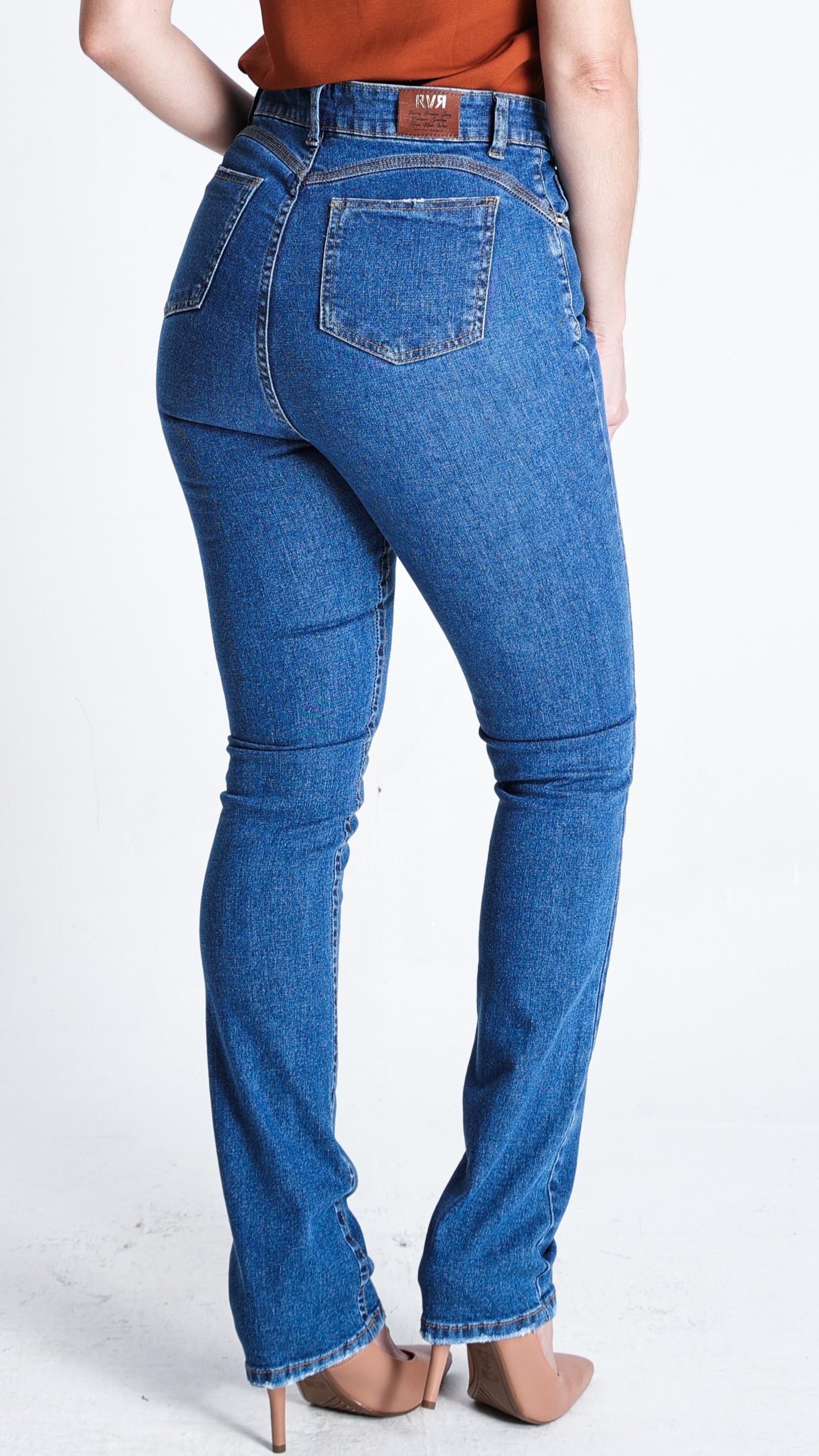 CALÇA JEANS FEMININA TRADICIONAL REF5226