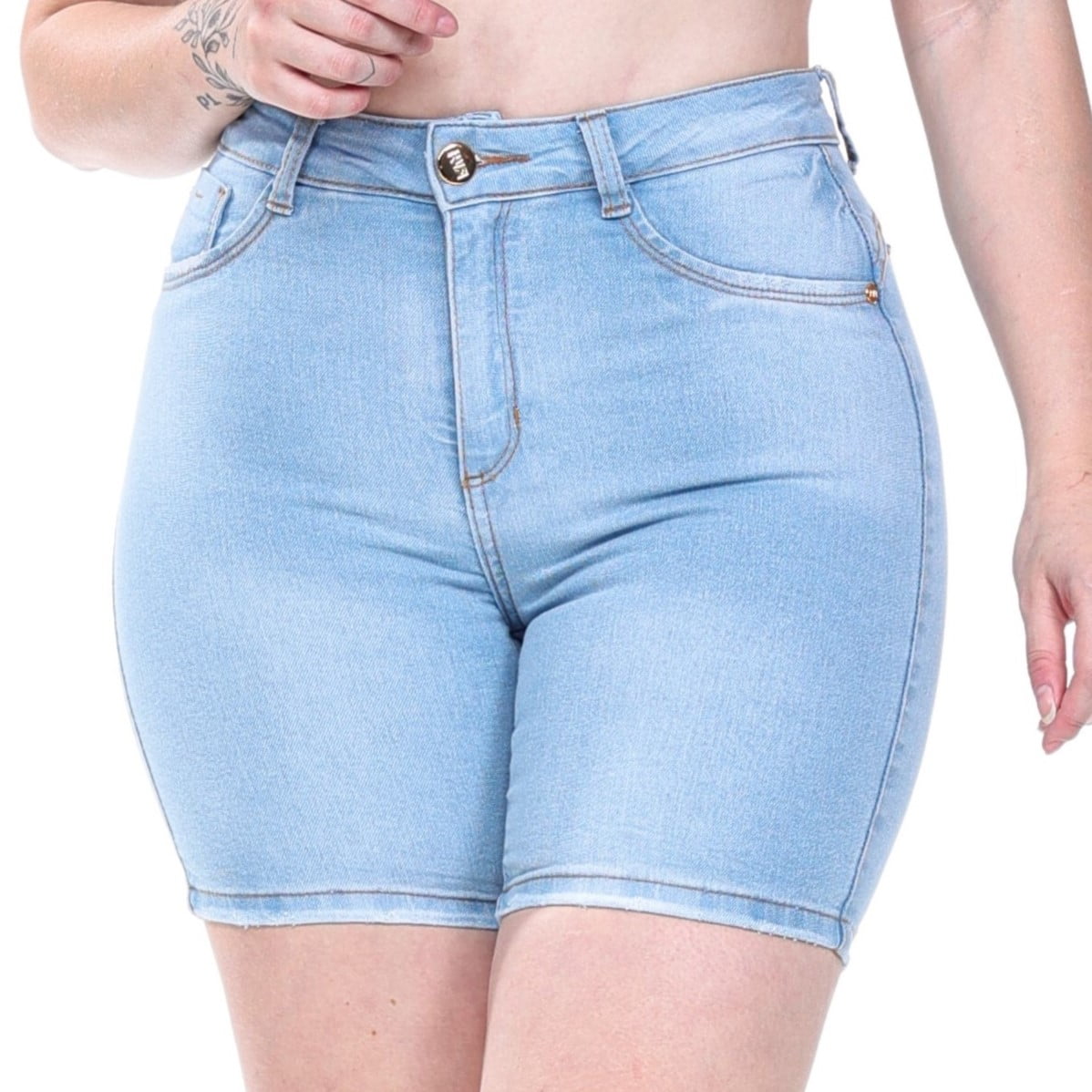 BERMUDA JEANS FEMININA REF8023