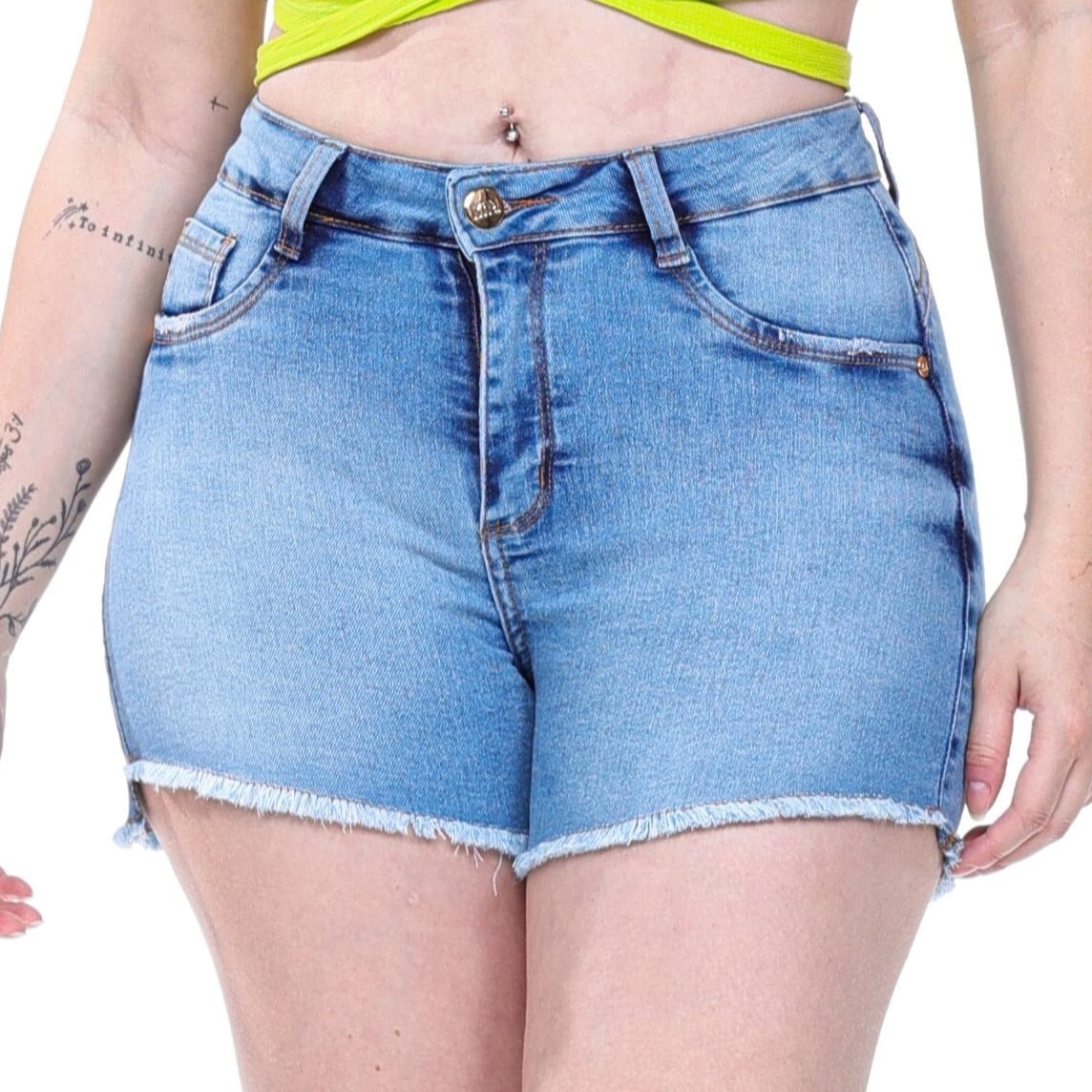 SHORTS JEANS FEMININO REF7024