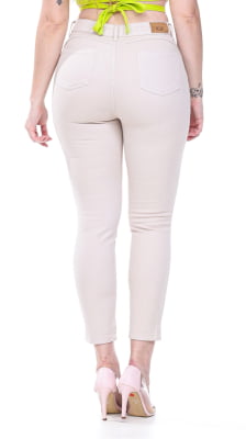 CALÇA CHINO FEMININA CIGARRETE COM BOLSO FACA REF5215