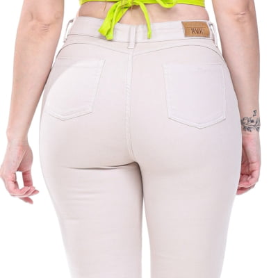 CALÇA CHINO FEMININA CIGARRETE COM BOLSO FACA REF5215