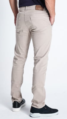 CALÇA COLLOR MASCULINA SKINNY REF1038 - AREIA