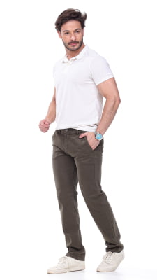 CALÇA COLOR MASCULINA SKINNY REF1038 