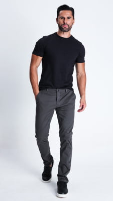 CALÇA COLOR MASCULINA SKINNY REF1096 - CHUMBO