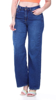 CALÇA JEANS FEMININA WIDE LEG REF5223