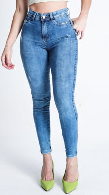 CALÇA JEANS FEMININA CIGARRETE REF5242