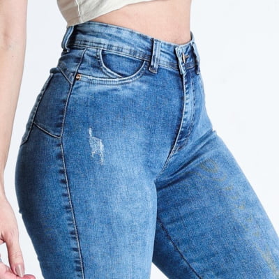 CALÇA JEANS FEMININA CIGARRETE REF5242