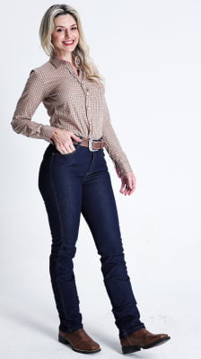 CALÇA JEANS FEMININA COUNTRY REF5155 - Amaciada