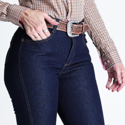 CALÇA JEANS FEMININA COUNTRY REF5155 - Amaciada