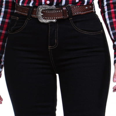 CALÇA JEANS FEMININA COUNTRY REF5155 - Black