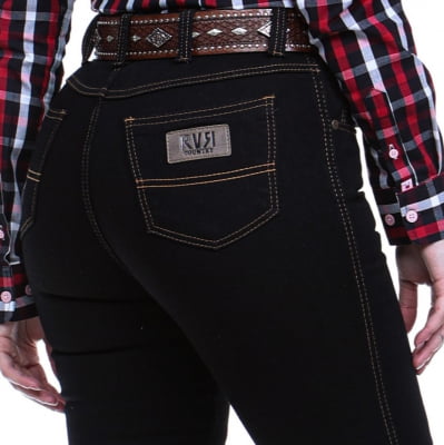 CALÇA JEANS FEMININA COUNTRY REF5155 - Black