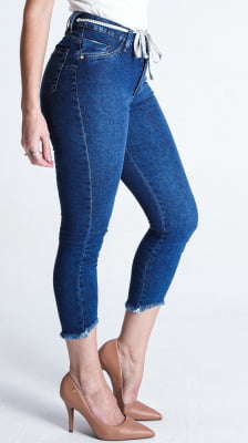 CALÇA JEANS FEMININA SKINNY CROPPED REF5237