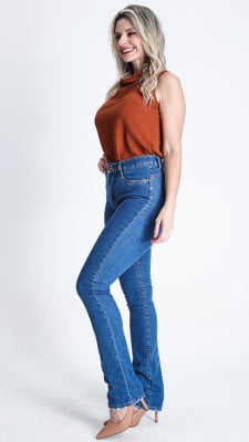 CALÇA JEANS FEMININA TRADICIONAL REF5226