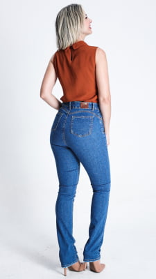 CALÇA JEANS FEMININA TRADICIONAL REF5226