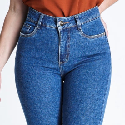 CALÇA JEANS FEMININA TRADICIONAL REF5226