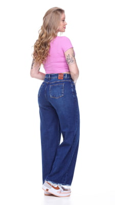 CALÇA JEANS FEMININA WIDE LEG REF5224