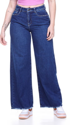 CALÇA JEANS FEMININA WIDE LEG REF5224