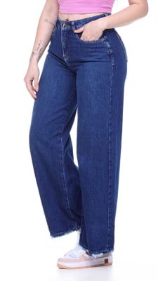 CALÇA JEANS FEMININA WIDE LEG REF5224