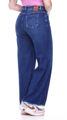 CALÇA JEANS FEMININA WIDE LEG REF5224