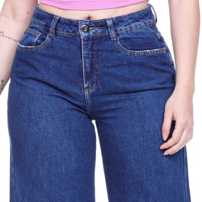 CALÇA JEANS FEMININA WIDE LEG REF5224