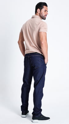 CALÇA JEANS MASCULINA SKINNY REF1118 - BOLSO-FACA