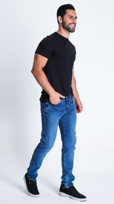 CALÇA JEANS MASCULINA SKINNY REF1122