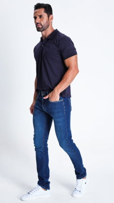 CALÇA JEANS MASCULINA SUPER SKINNY REF1124