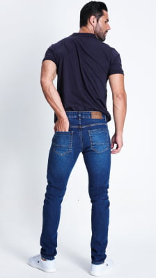 CALÇA JEANS MASCULINA SUPER SKINNY REF1124