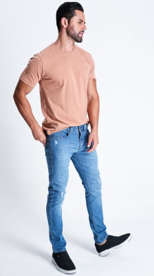 CALÇA JEANS MASCULINA SUPER SKINNY REF1125