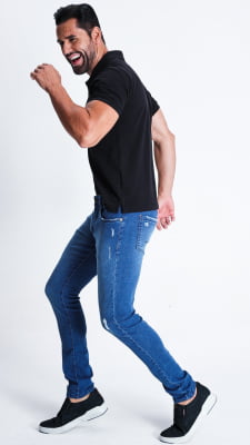 CALÇA JEANS MASCULINA SUPER SKINNY REF1126