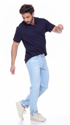 CALÇA JEANS MASCULINA TRADICIONAL REF1091