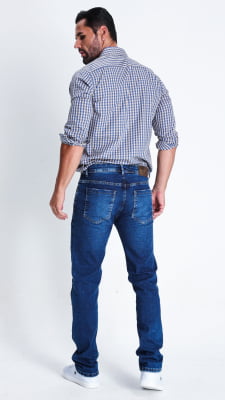 CALÇA JEANS MASCULINA TRADICIONAL REF1110