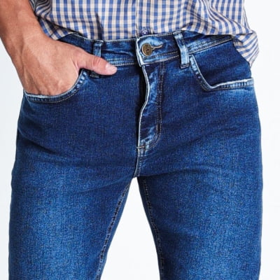 CALÇA JEANS MASCULINA TRADICIONAL REF1110