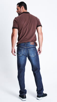 CALÇA JEANS MASCULINA TRADICIONAL REF1111