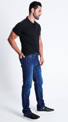 CALÇA JEANS MASCULINA TRADICIONAL REF1113