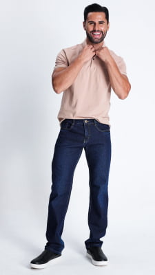 CALÇA JEANS MASCULINA TRADICIONAL REF1114