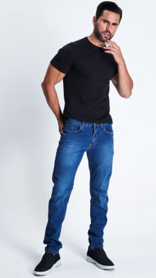 CALÇA JEANS MASCULINA SKINNY REF1115