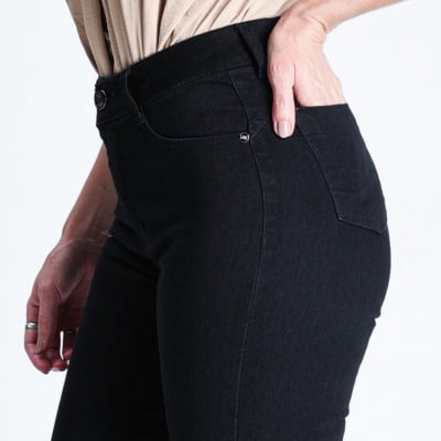 CALÇA JEANS PRETA FEMININA SKINNY REF5214