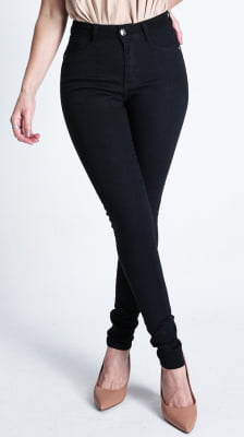 CALÇA JEANS PRETA FEMININA SKINNY REF5214