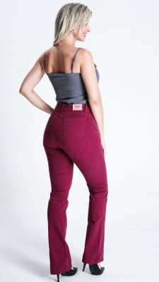 CALÇA MARSALA FEMININA FLARE REF5229