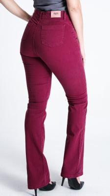 CALÇA MARSALA FEMININA FLARE REF5229