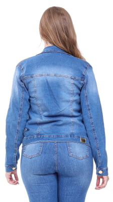 JAQUETA JEANS FEMININA REF3003