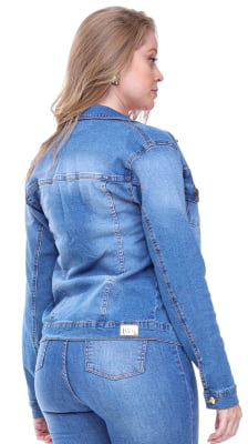 JAQUETA JEANS FEMININA REF3003