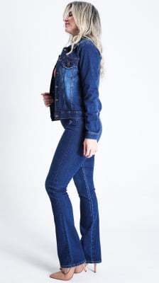 JAQUETA JEANS FEMININA REF3005