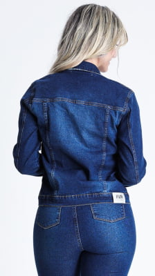 JAQUETA JEANS FEMININA REF3005