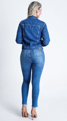 JAQUETA JEANS FEMININA REF3006