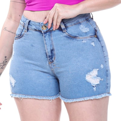 SHORTS JEANS FEMININO REF7029